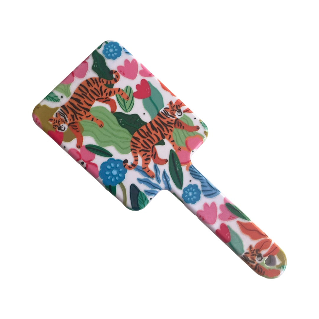 FUNKY JUNGLE PRINT HAIRBRUSH